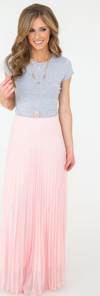 Nymphe brand pink maxi skirt